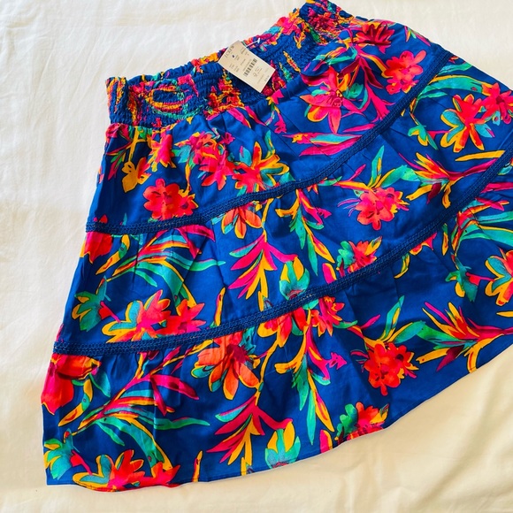 J Crew Smocked Tiered Skirt - Picture 6 of 11